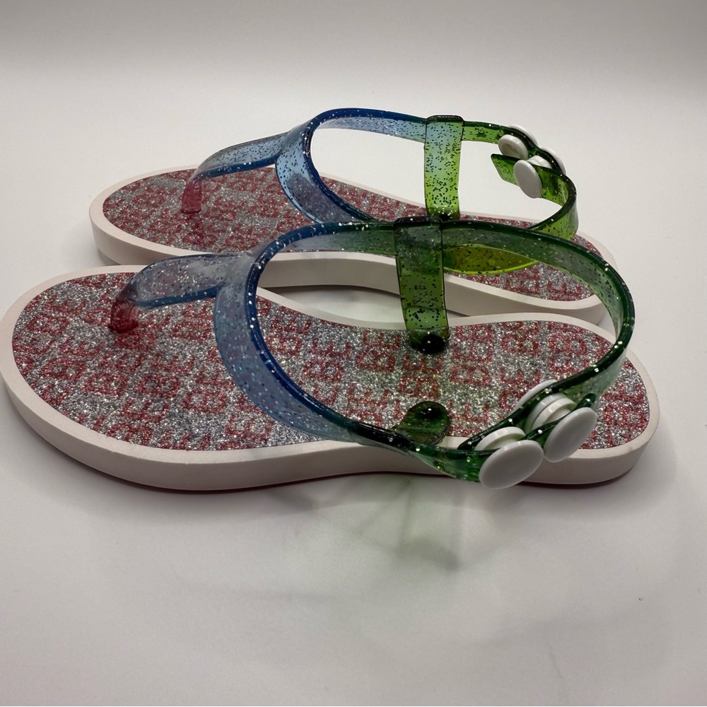 Girls Colorful Glitter Sandals - Picture 5 of 8